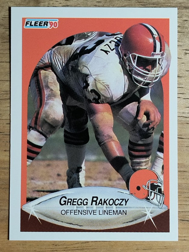 1990 Fleer #57 Gregg Rakoczy RC