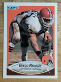 1990 Fleer #57 Gregg Rakoczy RC