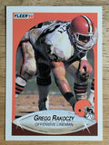 1990 Fleer #57 Gregg Rakoczy RC