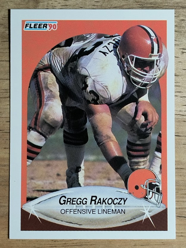 1990 Fleer #57 Gregg Rakoczy RC
