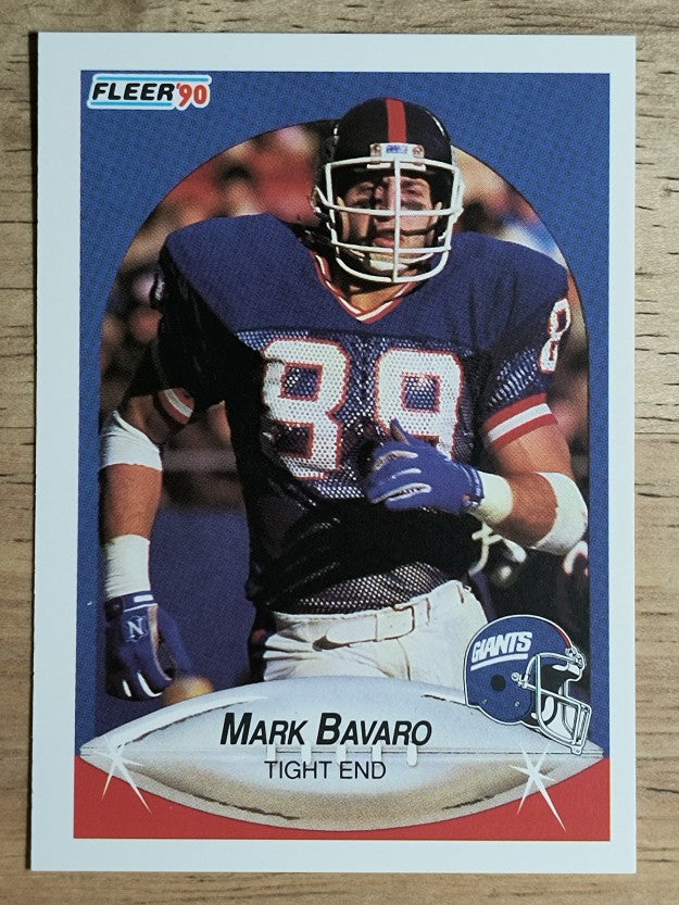 1990 Fleer #64 Mark Bavaro