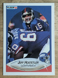 1990 Fleer #67 Jeff Hostetler RC