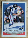 1990 Fleer #70 Sean Landeta