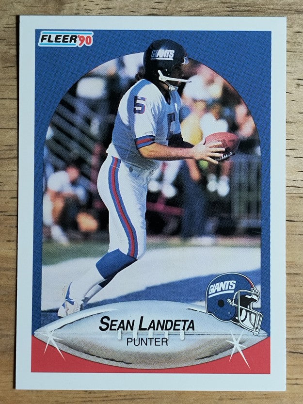 1990 Fleer #70 Sean Landeta