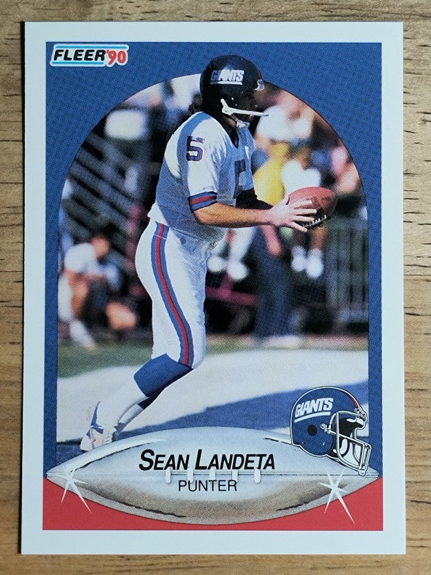 1990 Fleer #70 Sean Landeta