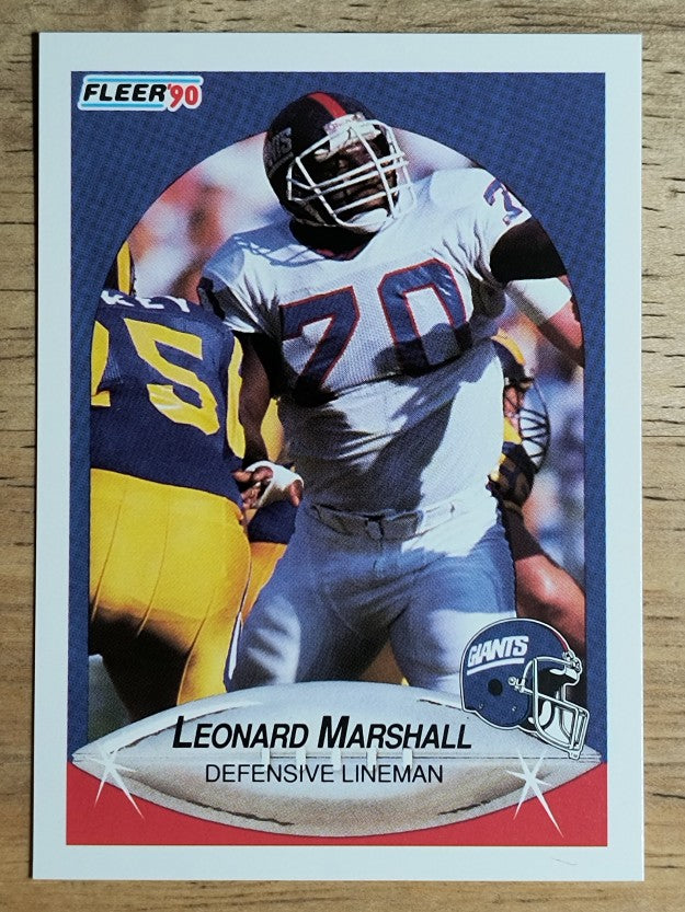 1990 Fleer #72 Leonard Marshall