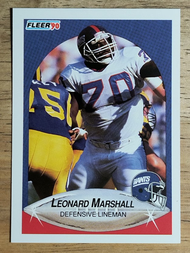 1990 Fleer #72 Leonard Marshall