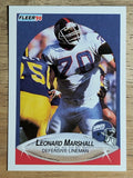1990 Fleer #72 Leonard Marshall