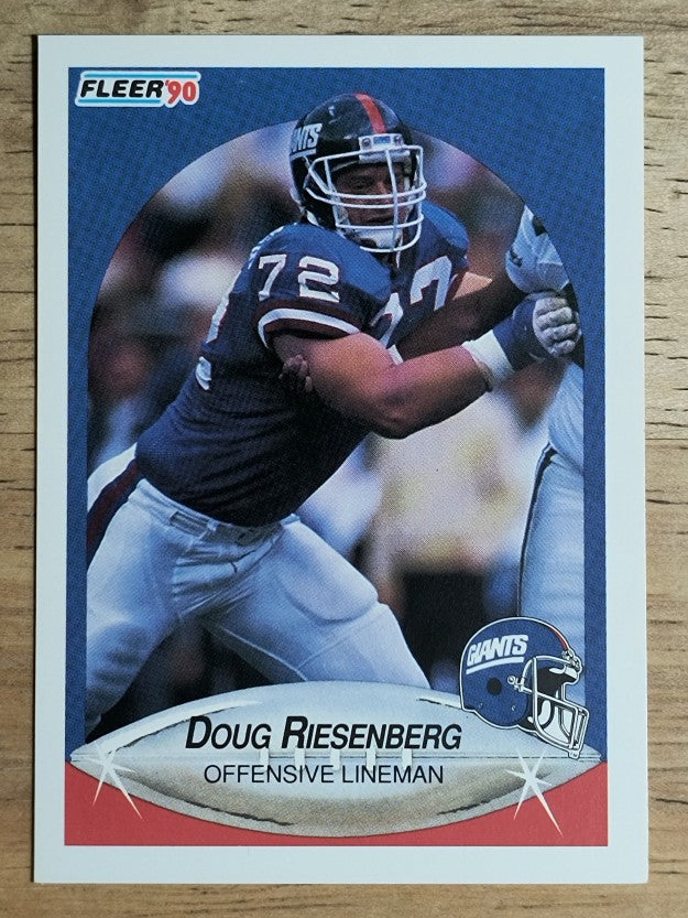 1990 Fleer #75 Doug Riesenberg RC