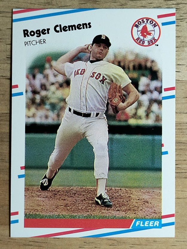 1988 Fleer #349 Roger Clemens