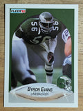 1990 Fleer #82A Byron Evans ERR RC
