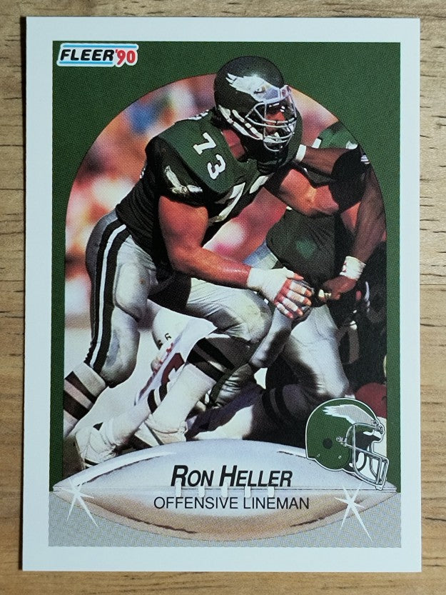 1990 Fleer #83A Ron Heller RC ERR