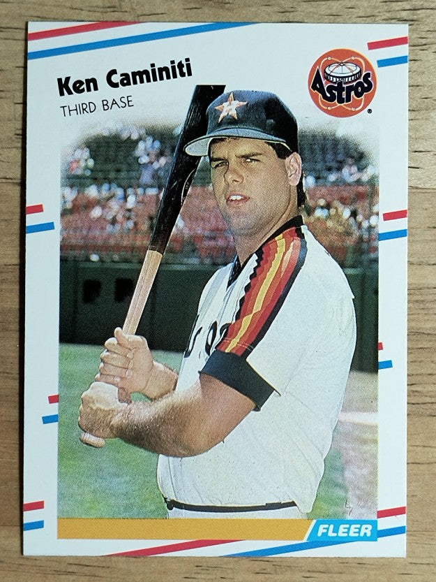 1988 Fleer #441 Ken Caminiti RC