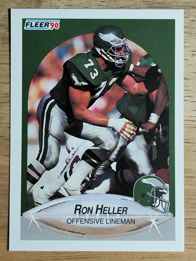 1990 Fleer #83A Ron Heller RC ERR
