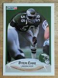 1990 Fleer #83B Byron Evans COR RC