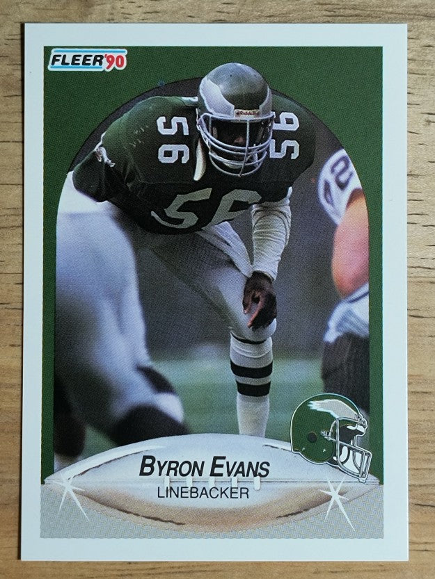 1990 Fleer #83B Byron Evans COR RC