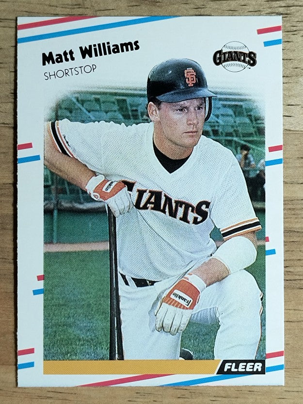 1988 Fleer #101 Matt Williams RC