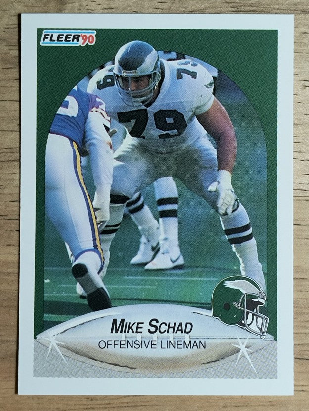 1990 Fleer #89 Mike Schad