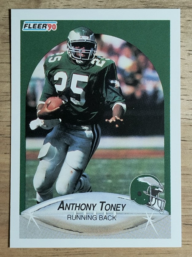 1990 Fleer #92 Anthony Toney