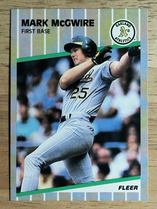 1989 Fleer #17 Mark McGwire