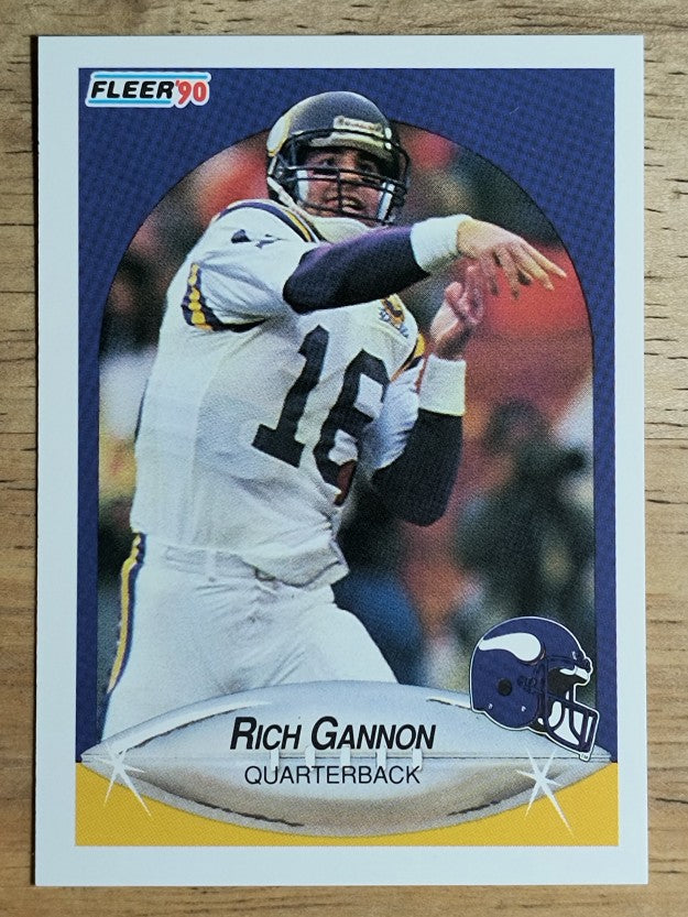 1990 Fleer #99 Rich Gannon RC