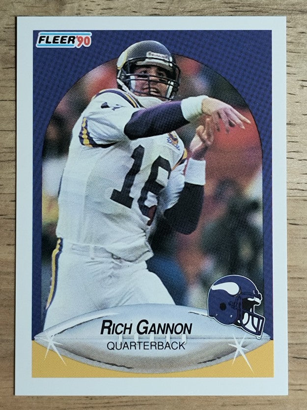 1990 Fleer #99 Rich Gannon RC
