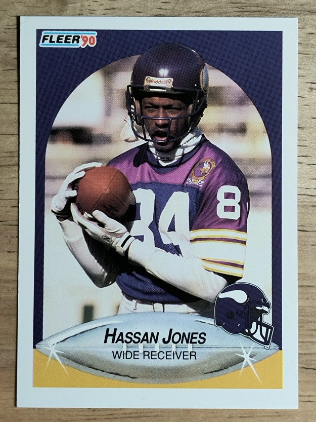1990 Fleer #100 Hassan Jones