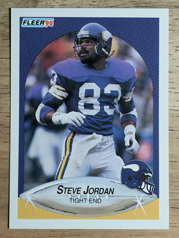 1990 Fleer #101 Steve Jordan