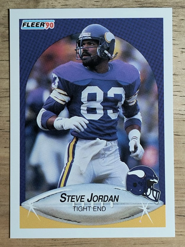 1990 Fleer #101 Steve Jordan