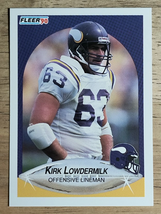 1990 Fleer #104 Kirk Lowdermilk