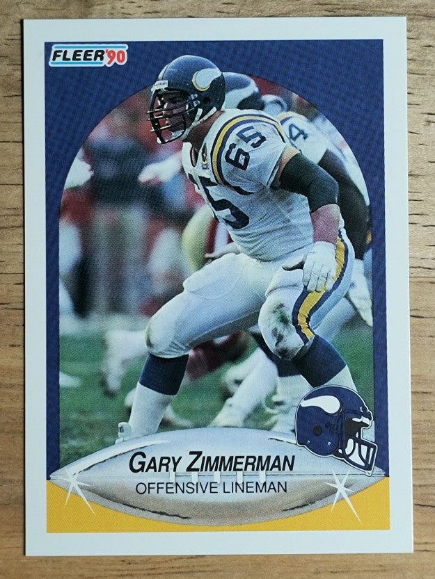 1990 Fleer #109 Gary Zimmerman