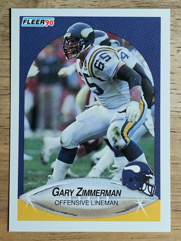 1990 Fleer #109 Gary Zimmerman
