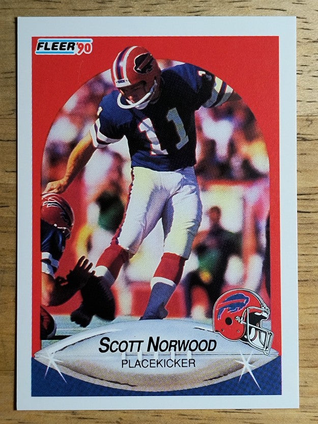 1990 Fleer #114 Scott Norwood