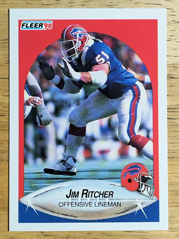 1990 Fleer #120 Jim Ritcher RC