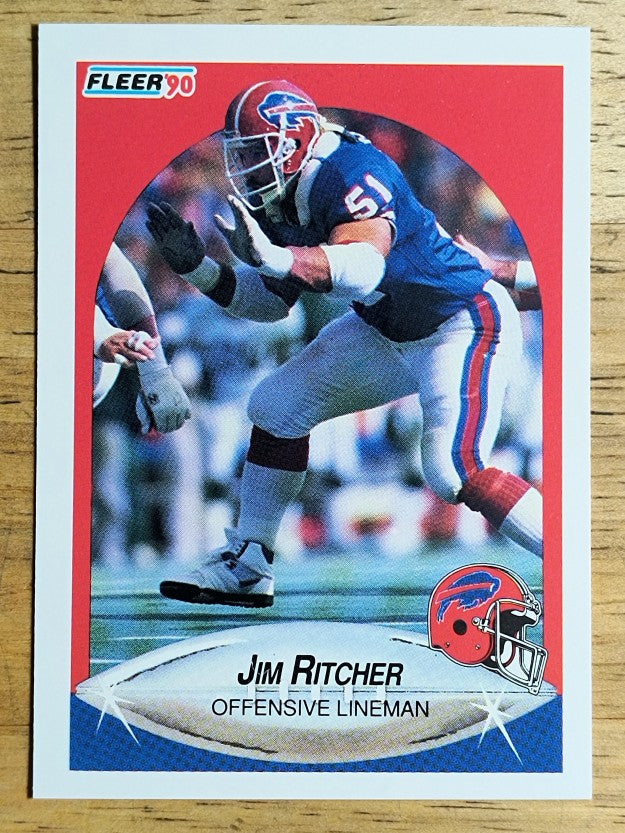 1990 Fleer #120 Jim Ritcher RC