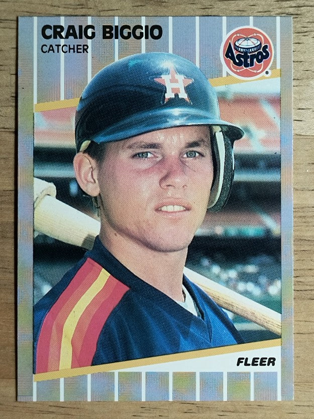 1989 Fleer #353 Craig Biggio RC
