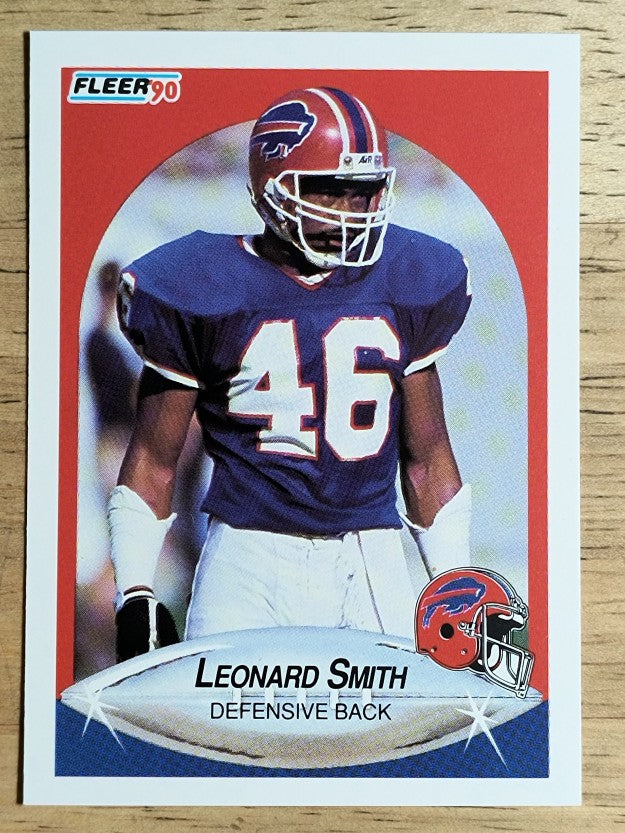 1990 Fleer #122 Leonard Smith
