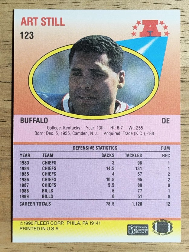1990 Fleer #123 Art Still
