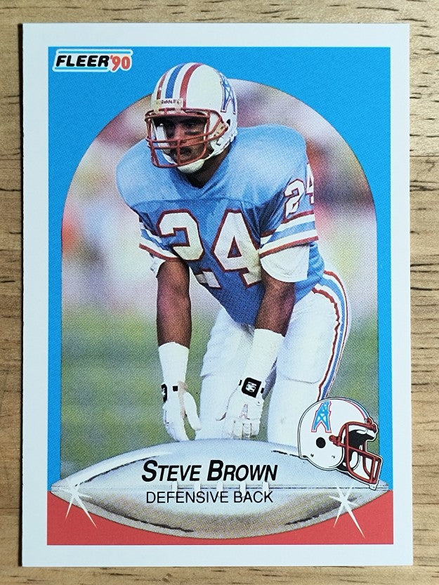 1990 Fleer #125 Steve Brown