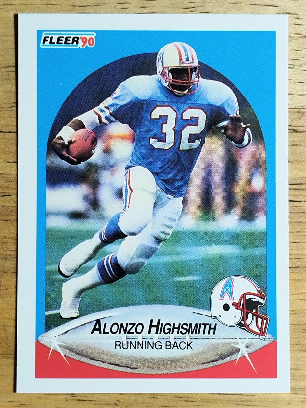 1990 Fleer #129 Alonzo Highsmith