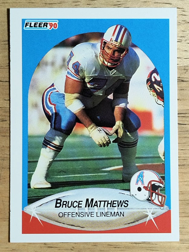 1990 Fleer #131 Bruce Matthews