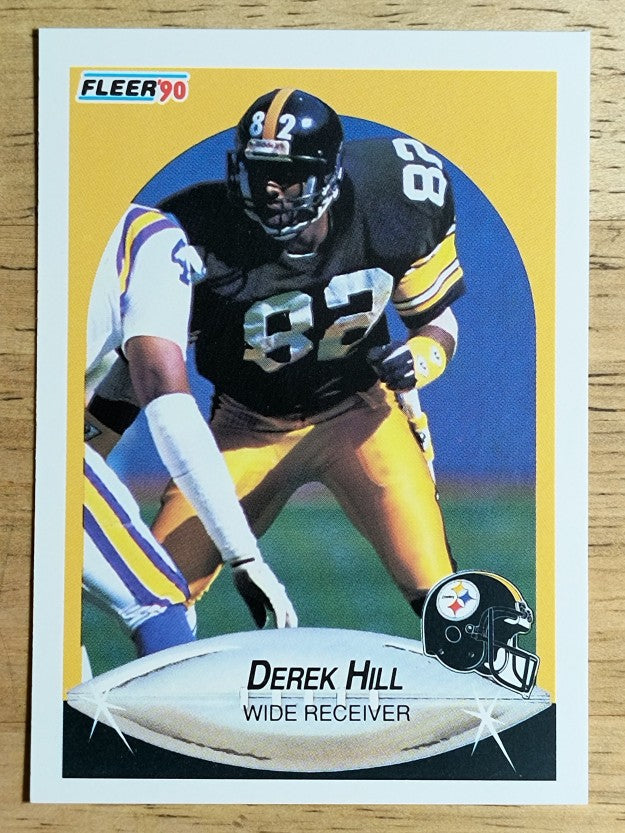1990 Fleer #142 Derek Hill RC