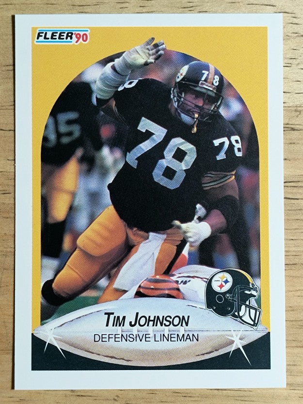 1990 Fleer #144 Tim Johnson