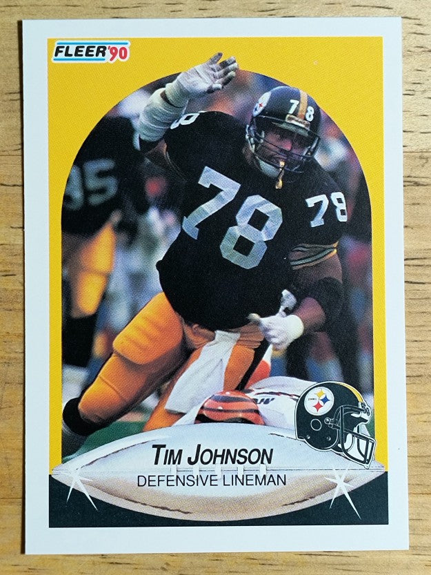 1990 Fleer #144 Tim Johnson