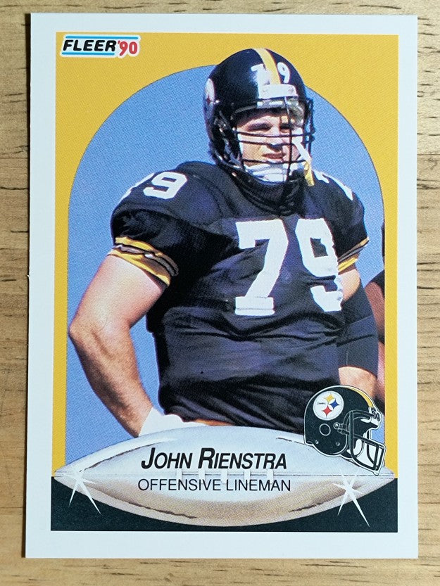 1990 Fleer #149 John Rienstra RC