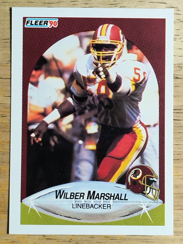 1990 Fleer #161 Wilber Marshall