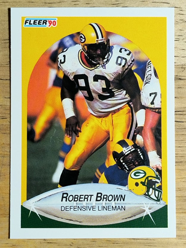 1990 Fleer #169 Robert Brown RC