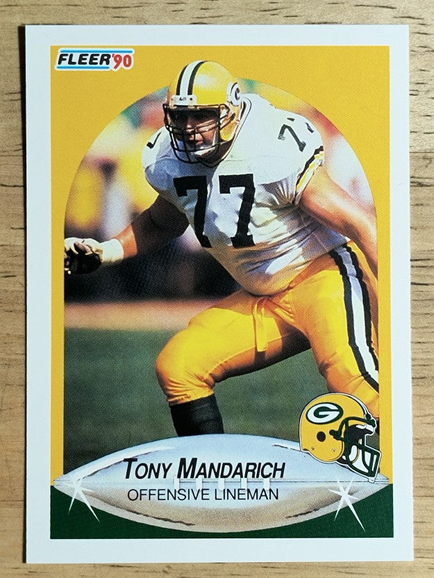 1990 Fleer #176 Tony Mandarich