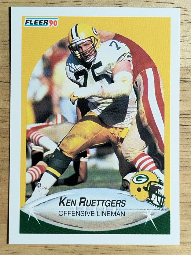 1990 Fleer #179 Ken Ruettgers