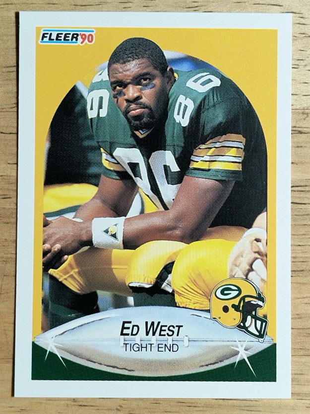 1990 Fleer #181 Ed West RC